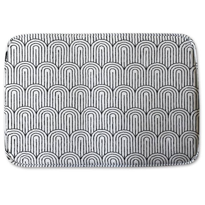 Negasi Polyester Shower Curtain Set