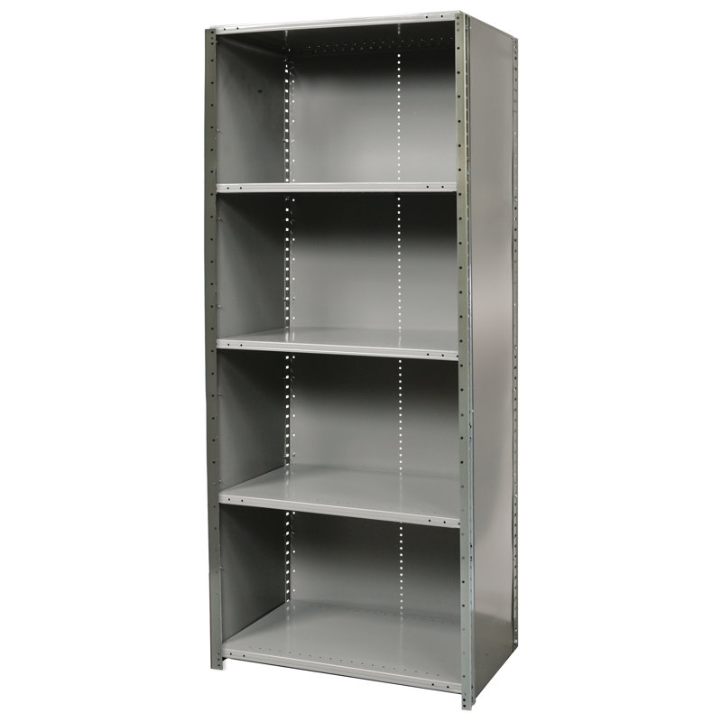 Hi-Tech Metal Shelving Unit, 36"W x 24"D x 87"H