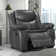 Ensemble de 2 fauteuils inclinables en cuir Apel