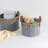 Gracie Oaks Handwoven Laundry Basket with Handles