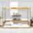 Wooden Canopy Floor Bed With Fence-1985284434-1985284433
