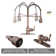 Pre-Rinse Spring Kitchen Faucet with Pull Down Sprayer and Single Handle