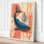 Whale and Coral Coastal 1 Piece Wrapped Canvas Wall Art-1306746964-1306746966