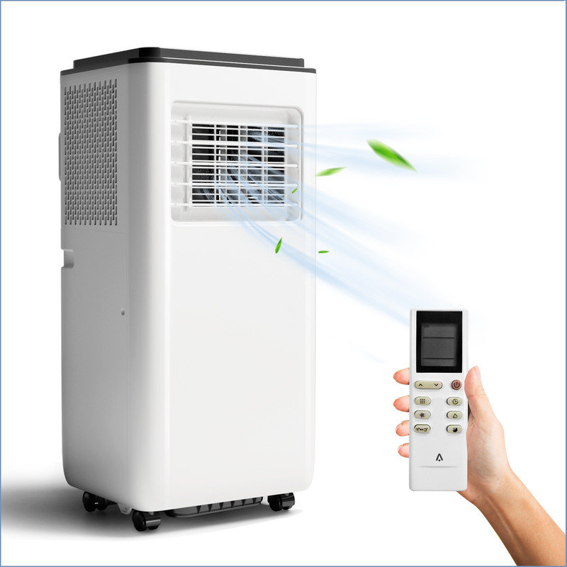 Portable Air Conditioner With Cooling, Dehumidifier and Fan, 3-In-1 Portable Air Conditioner With Remote Control, Cools Up to 350 Sq. Ft. 24-Hour Timer/Sleep Mode, Bedroom/Office