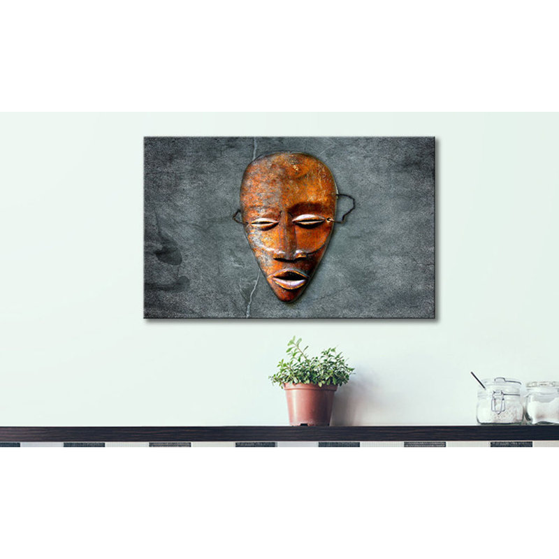 The Face - Stretched On Wooden Frame Print on Canvas, 80cm H x 100cm W, 100% cotton canvas