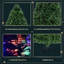 Lighted Artificial Pine Christmas Tree-1713237407