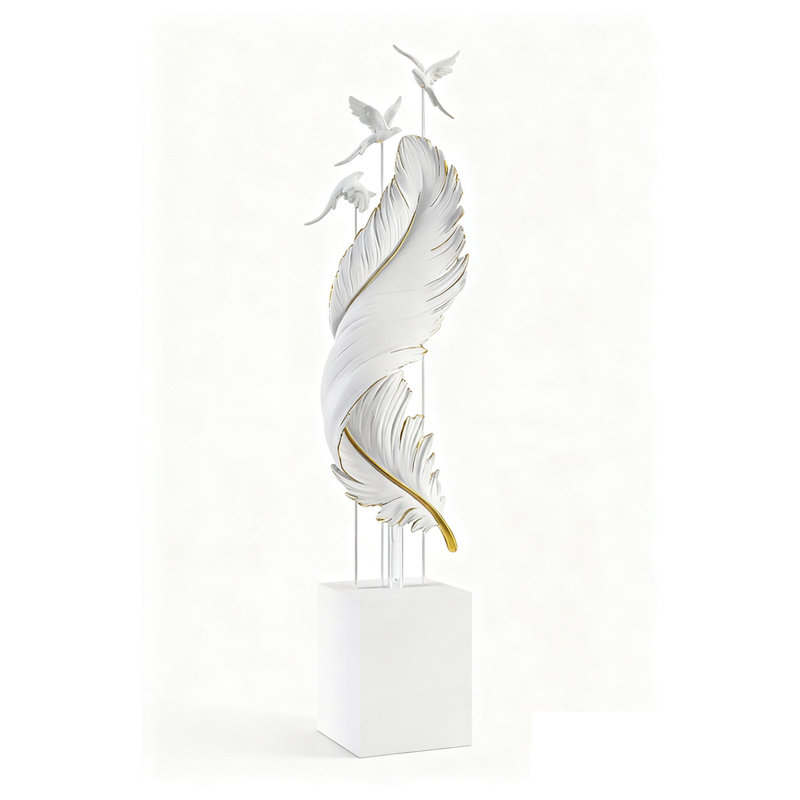 Modern Resin Finial+Decorative Object