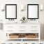 Ensemble de meuble-lavabo double 72 "avec lavabos ovales encastrés Robertson-75247110-75247115-75247116