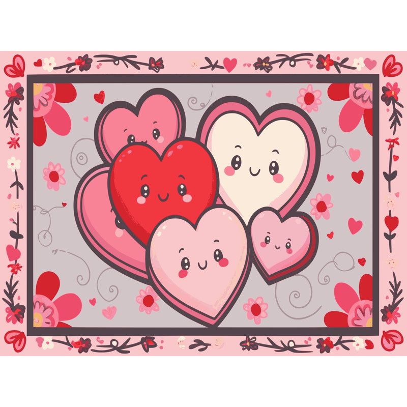 Tapis de Noël East Urban Home, Rectangulaire 2 pi x 3 pi