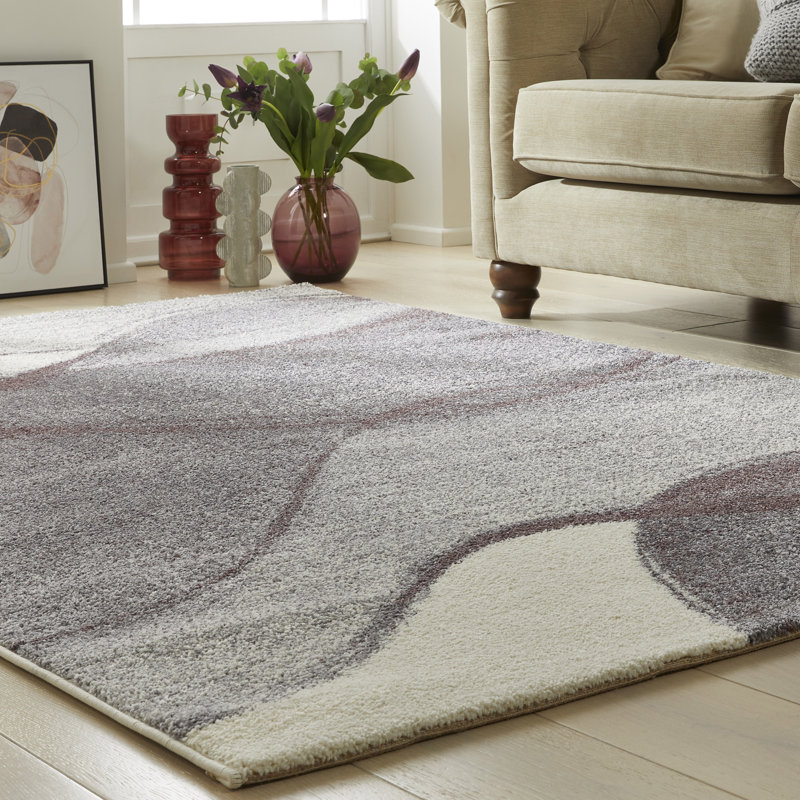 Plush Plum Area Rug, Rectangle 120 x 170 cm