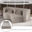 Canapé-lit pliable 2-en-1, canapé-lit convertible pliable sans os de 75 pouces, canapé-lit rembourré en mousse à mémoire de forme avec 2 coussins pour le salon-53747628
