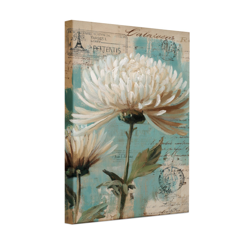 Plantes et fleurs, art floral rétro, H 30 po x l 20 po