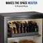 Le porte-pistolet peut contenir 8 pistolets