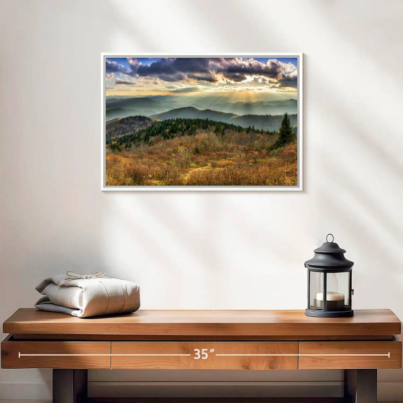 Parc national des Great Smoky Mountains, Cadre flottant blanc, 19 po x 13 po