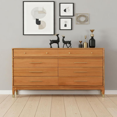 Buffet en bois massif à plusieurs tiroirs