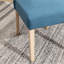 Ensemble de table de salle à manger 5 pièces, table ronde avec 4 chaises capitonnées-114251880