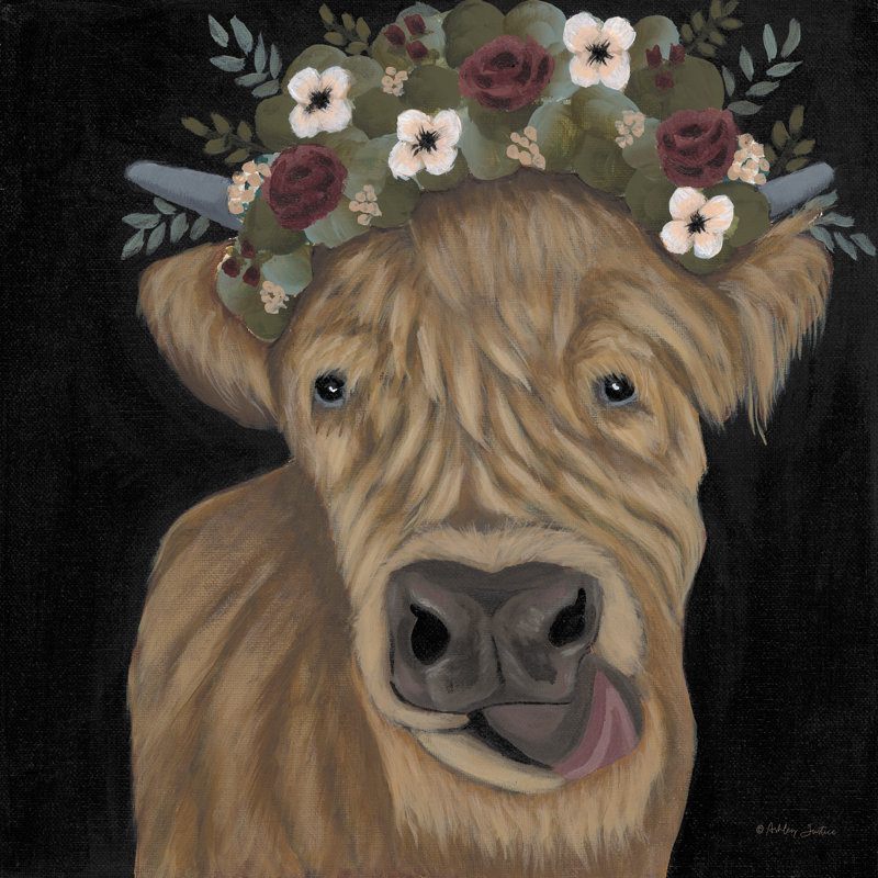 Sadie sur toile par Ashley Justice, reproduction, H 20 po x l 20 po