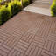 Carreaux de terrasse en plastique emboîtables, paquet de 44 tuiles de patio imperméables 12 po x 12 po pour l'extérieur, le bord de la piscine, le balcon, la cour arrière - installation facile, capacité de charge élevée, utilisation toutes saisons-102190347