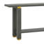 Console de 62,9 po avec console minimaliste moderne, canapé d'entrée en bois de pin massif avec détails en métal, tablette de rangement ouverte-352909240