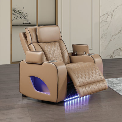 Fauteuil inclinable Nostrand Caramel