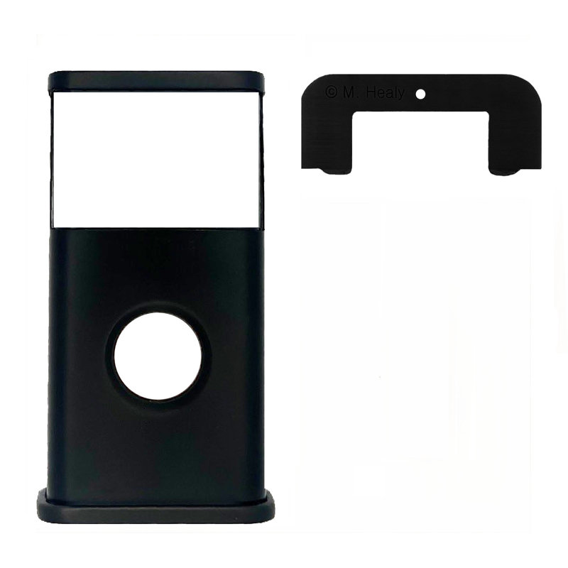 Couvre-sonnette traditionnel Traditional, Noir mat