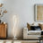  Twist 43 in. Industrial Modern LED Silver Floor Lamp with Built-In 3-Way Dimmer-1211636633