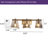 Elisabette 23.6" W 3-Light Dimmable Vanity Light