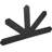 VEVOR Black Metal DIY Kit for Gazebo