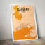 Galway City Map - No Frame Print-2132859461