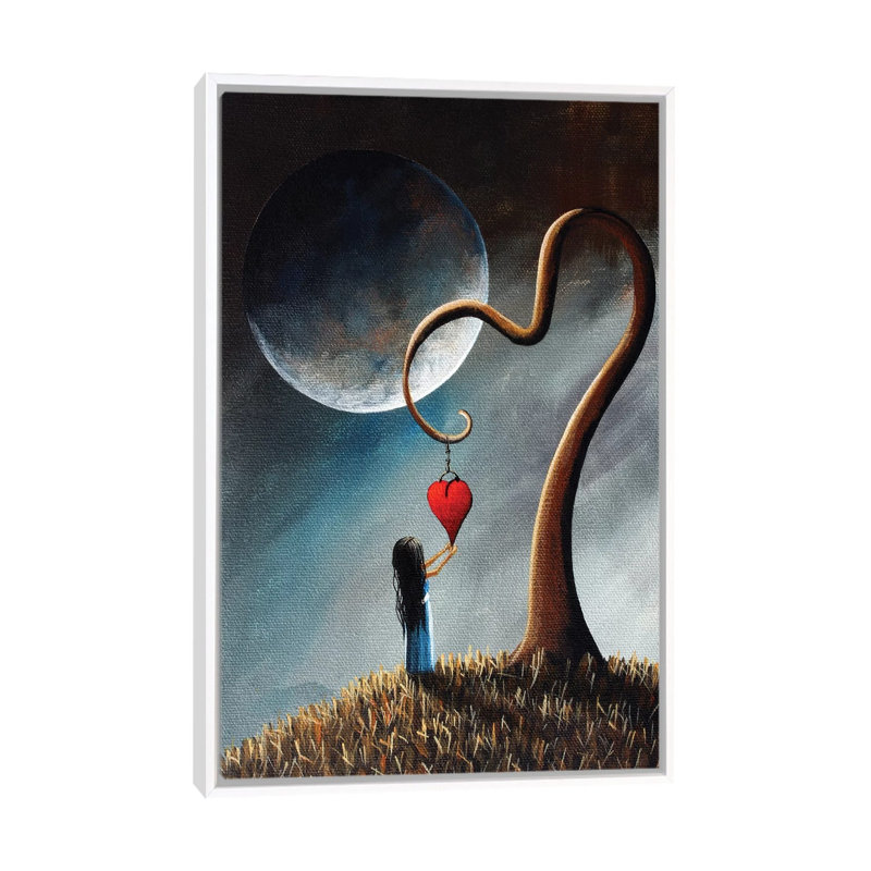 May Contain Traces Of Hope II by Moonlight Art Parlour - Painting on Canvas, White Framed, 66.04 cm H x 45.72 cm W