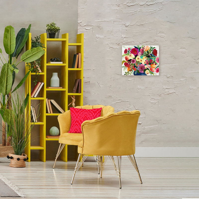 «Morning Joy Bouquet Canvas», conception par Suzanne Allard, H 16 po x l 20 po
