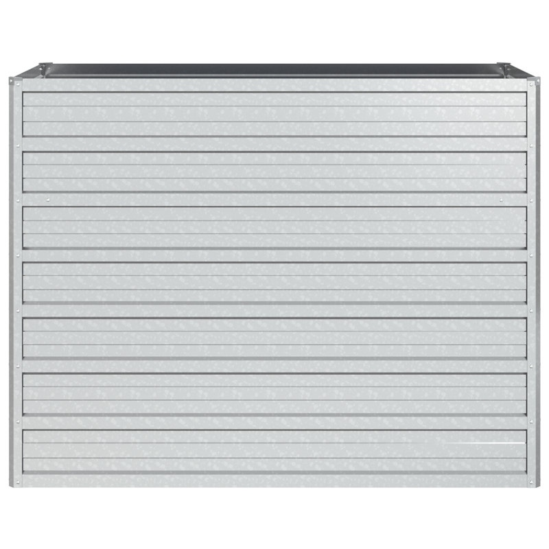 Jardinière en acier galvanisé Raised Garden Bed, Argent