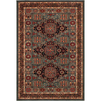 Heitzman Oriental Wool Area Rug