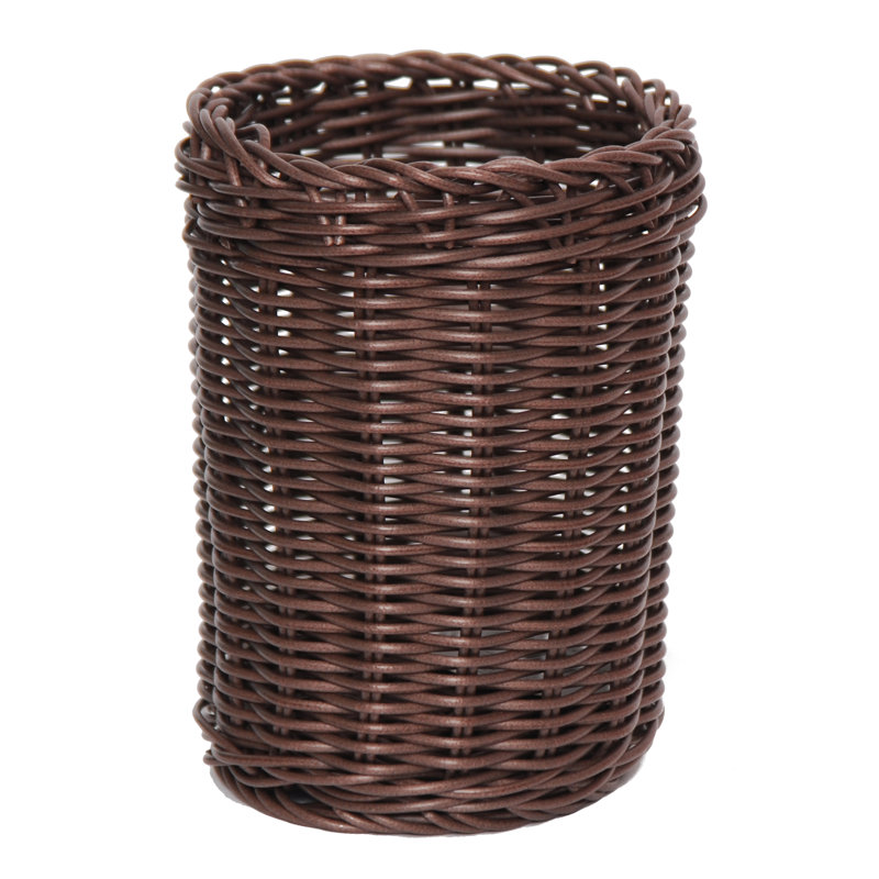 Excelsa Plastic Decorative Basket, Brown
