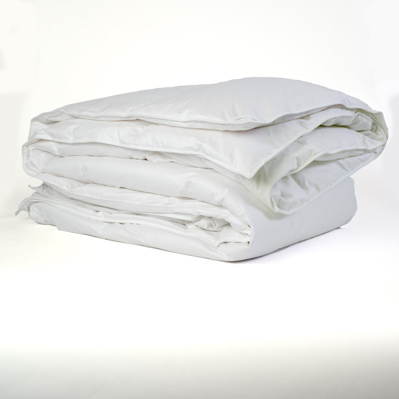 Cotton Box Stitch Solid Colour Comforter, King Comforter, White