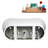 67" Streamline Soaking Freestanding Tub and Tray With Internal Drain-101698038