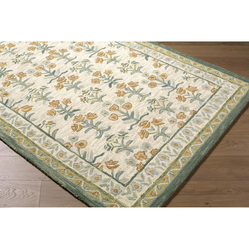 Tapis fait à la main Manor, Rectangle 9 pi x 12 pi