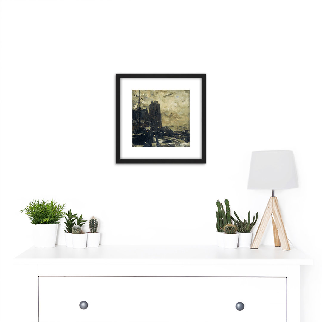 Jacob Maris Dordrecht At Evening Painting by Jacob Maris - Single Picture Frame Print