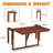 Rectangular Acacia Solid Wood Outdoor Balcony Table , 27.2 " W 23.6 " D-2032094587