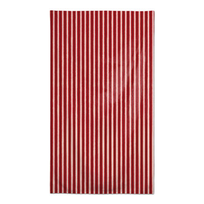 Rectangular Striped Polyester Tablecloth
