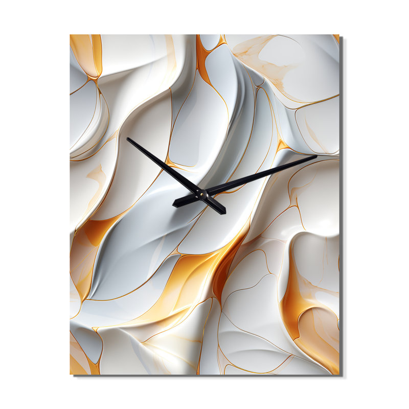 Horloge murale moderne Jashara, H 32 po x l 16 po x P 1 po