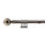 Abe Adjustable 2cm Single Curtain Pole-714496082-714496087