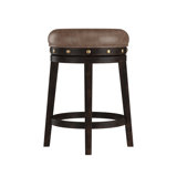 Arroliga Swivel Upholstered Counter Stool