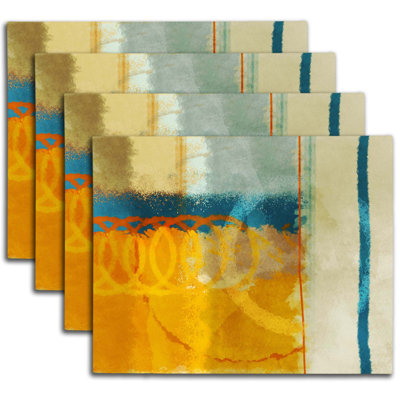 Napperon abstrait en polyester