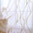 Gold White Sheer Curtains 2 Panels Set Short Bedroom See Through Sheer Curtains & Drapes Grommet Top Transparent Sheers With Wave Patterns (54" W X 72" L)