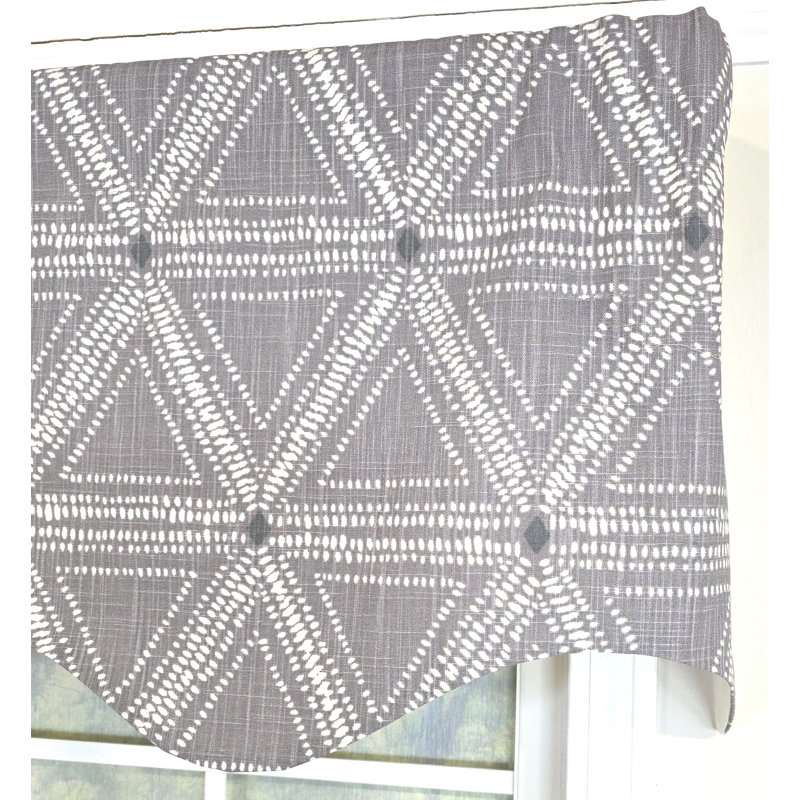 RLF Home Zircon Regal Valance, Gray