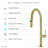 Chalet Single Handle, Pull-Down Kitchen Faucet-53215337