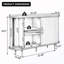Storage Sideboard with Sliding Door