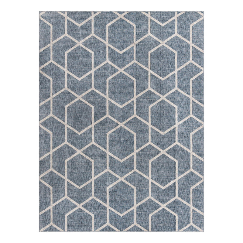 Breze Geometric Indoor Rug, Rectangle 7'10" x 10'