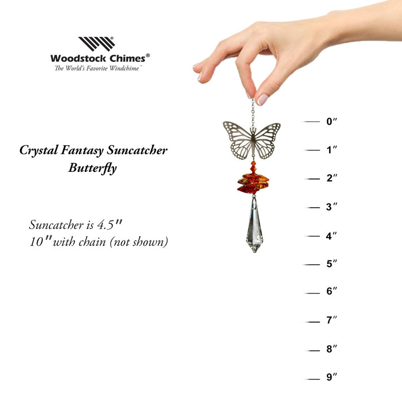 Cristal fantaisie papillon